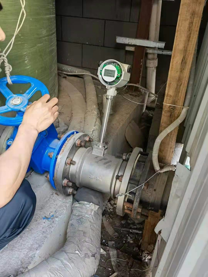 污水流量計售后現場2